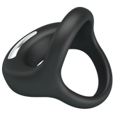Pretty Love Elliott 10 Function Vibrant Penis Ring Black Vibrating Cock Rings
